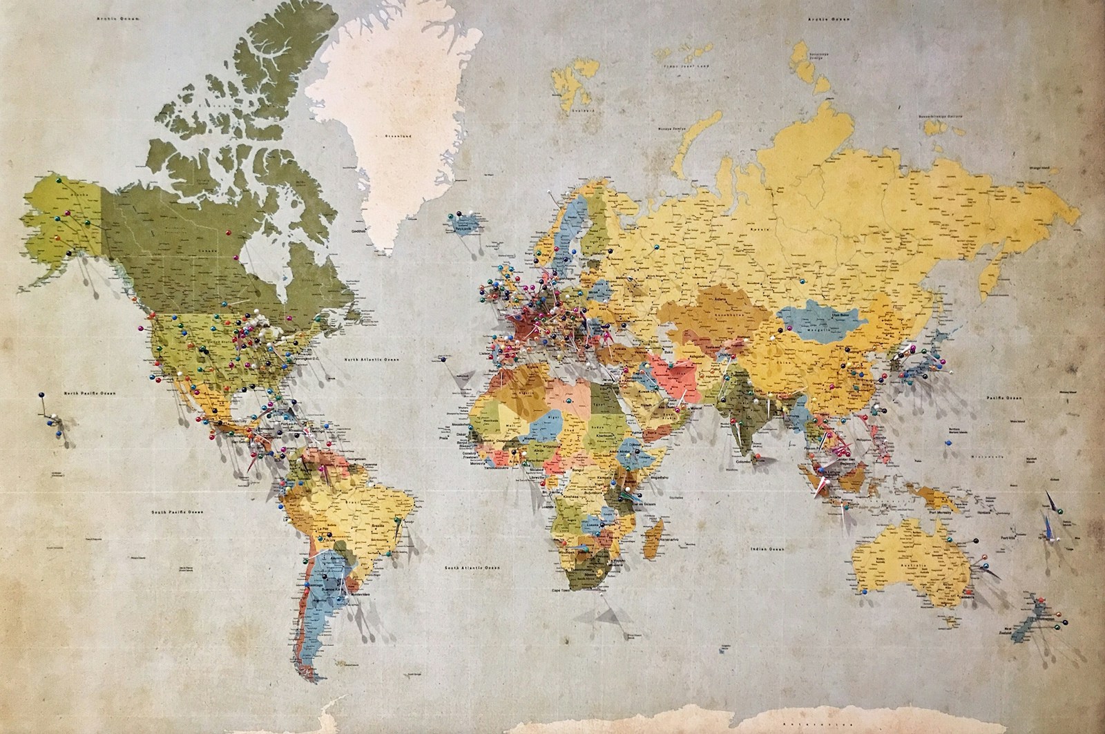 Global markets and trade routes
